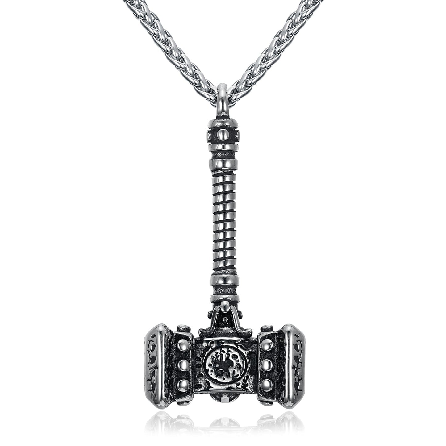 Bjorn Regalia Viking Mjolnir or Thor's Hammer Necklace