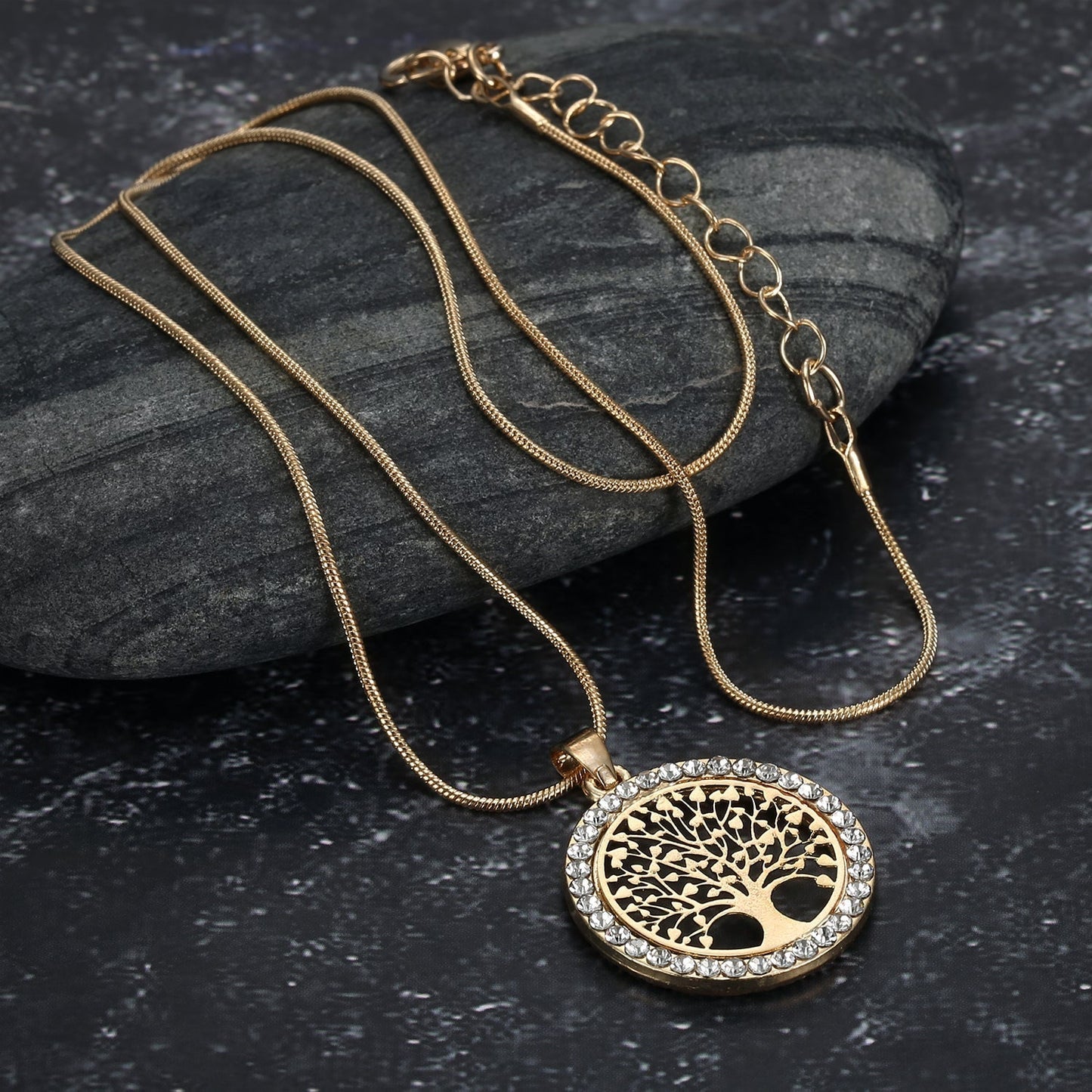 Bjorn Regalia Tree of Life / Yggdrasil Ladies Pendant With Cubic Zirconia