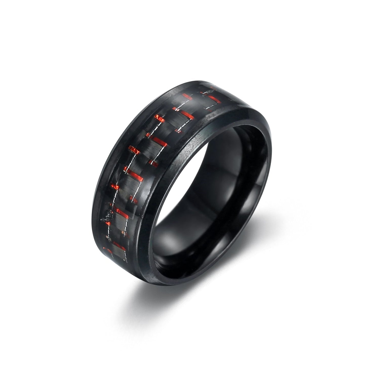 Bjorn Regalia Carbon Fibre Dragon Scale Viking Wedding Rings