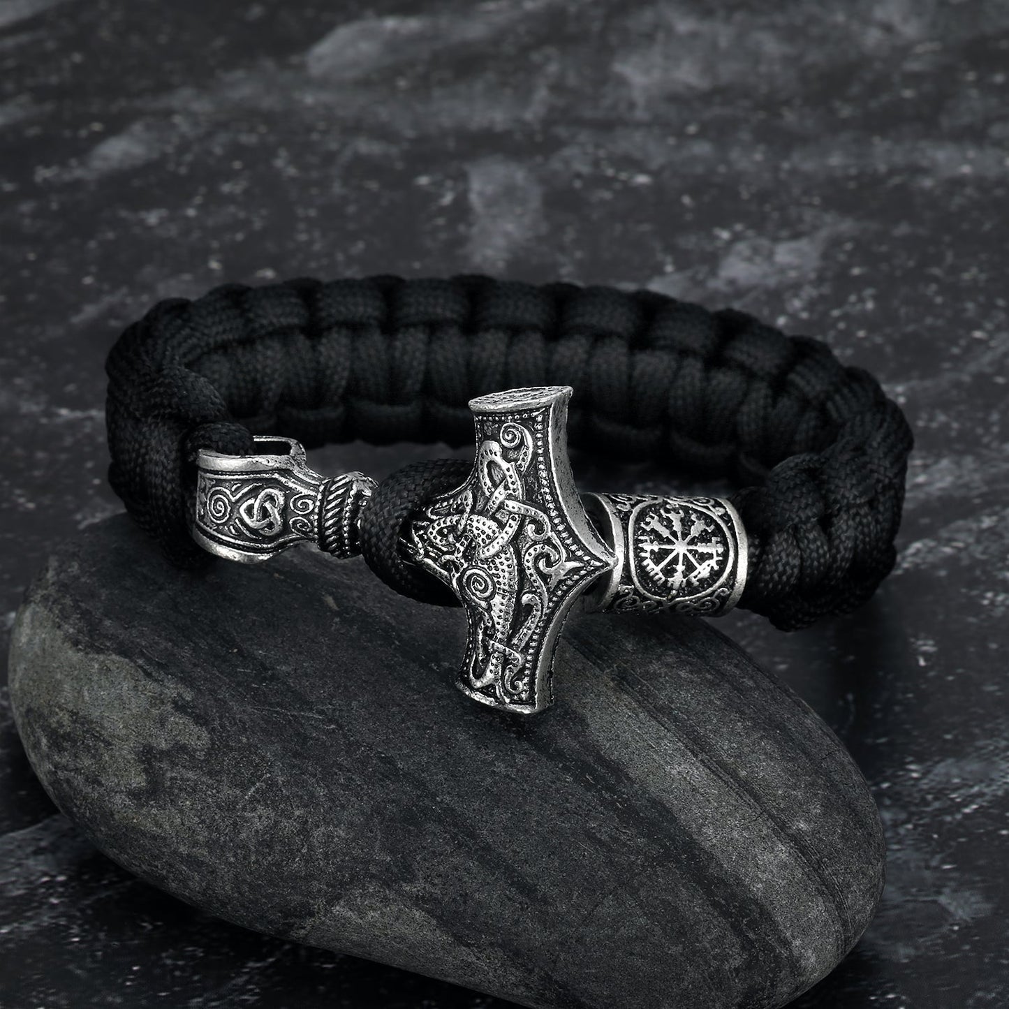 Bjorn Regalia Paracord Mjolnir Bracelet