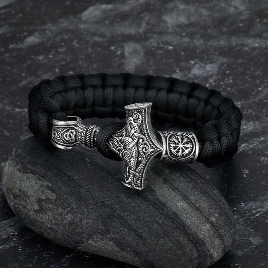 Bjorn Regalia Paracord Mjolnir Bracelet