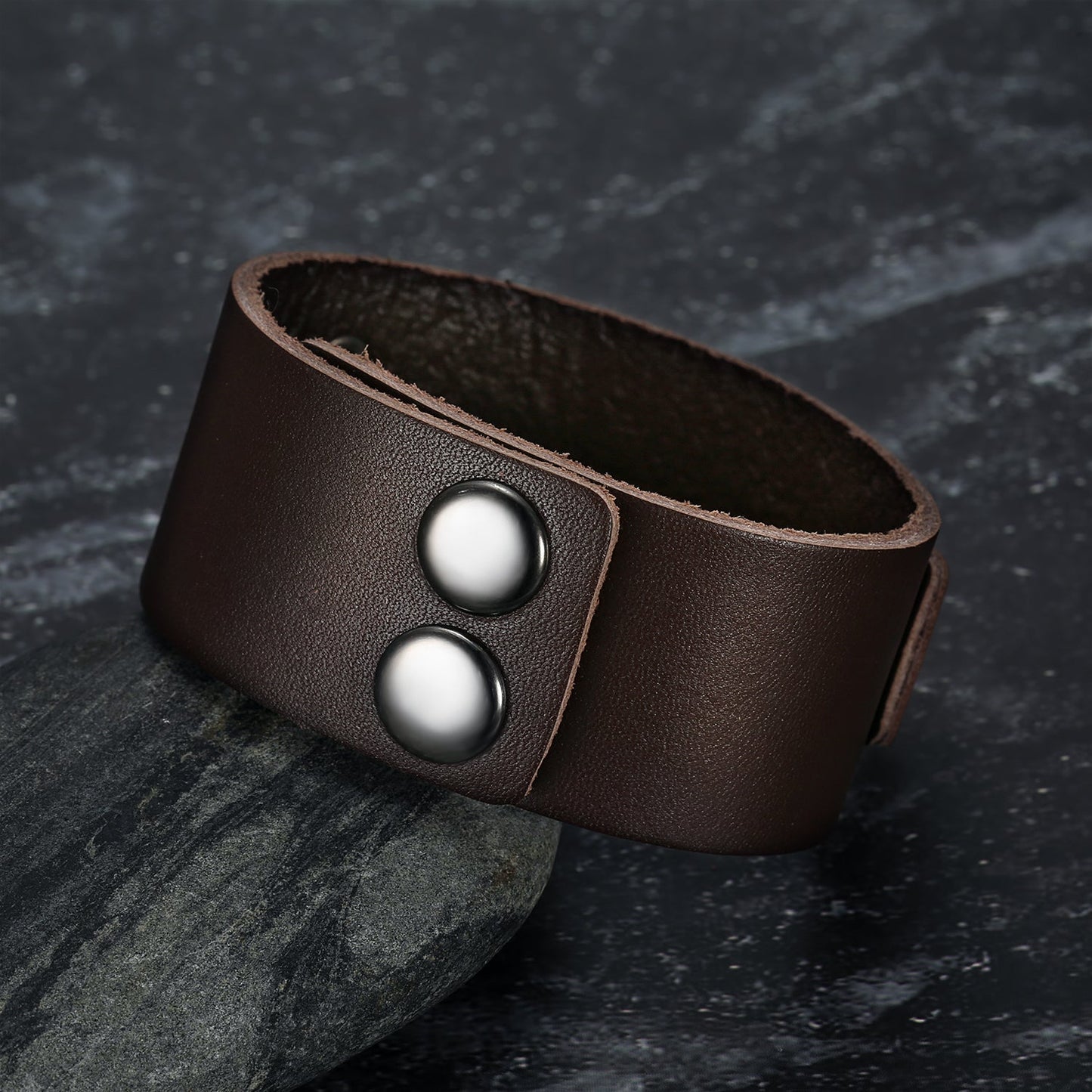 Bjorn Regalia Leather Viking Vegvisir Arm Cuff