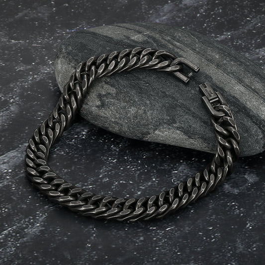 Bjorn Regalia Handcrafted Stainless Steel Dragon Weave Bracelet