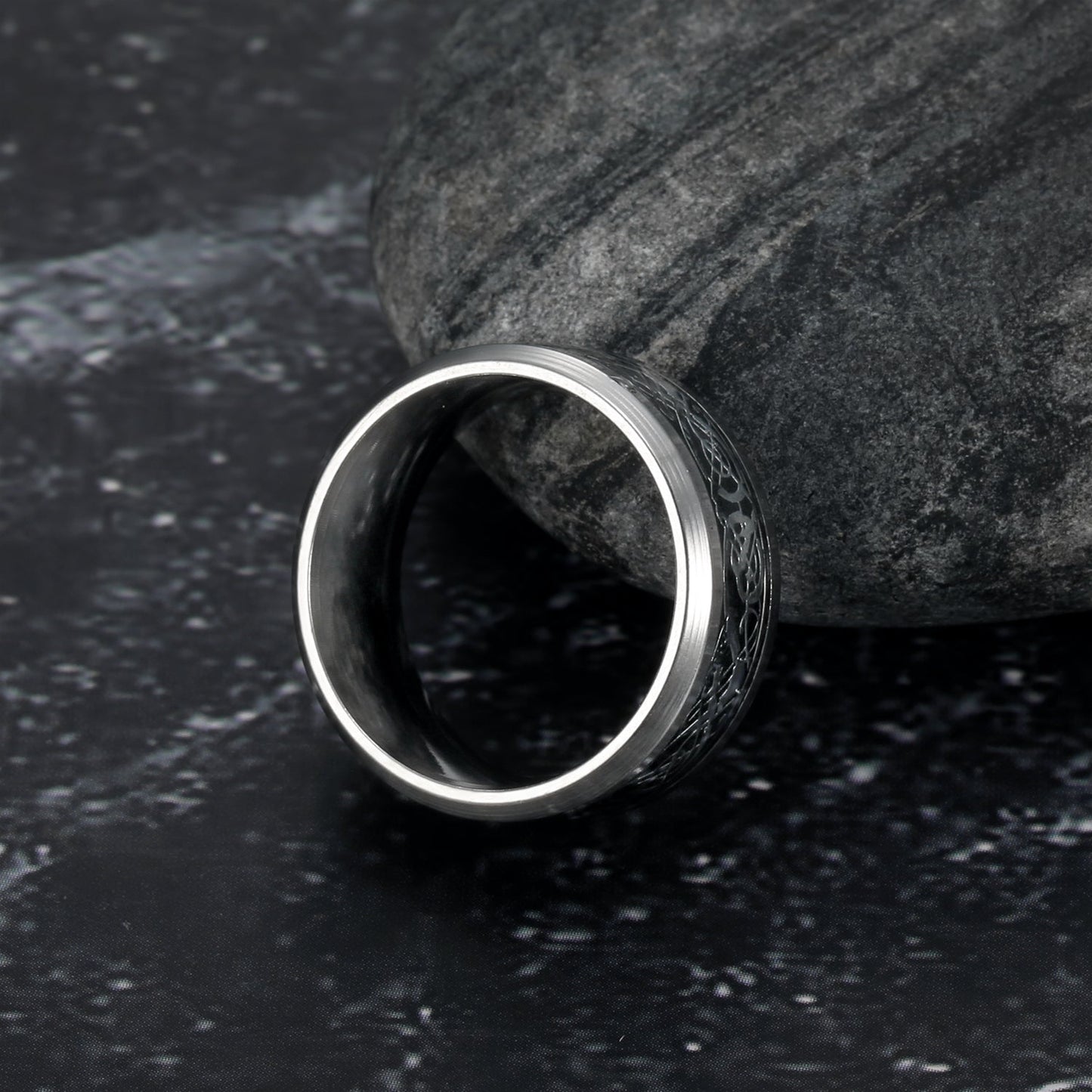 Bjorn Regalia Dragon Scale Wedding Band