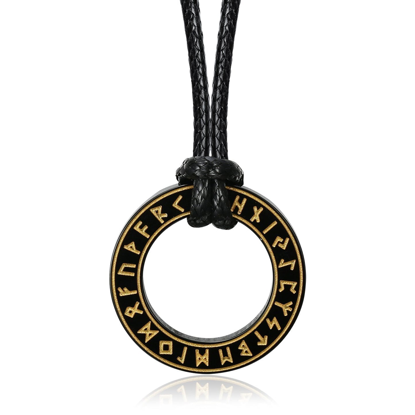 Bjorn Regalia Circular Horn Rune Necklace