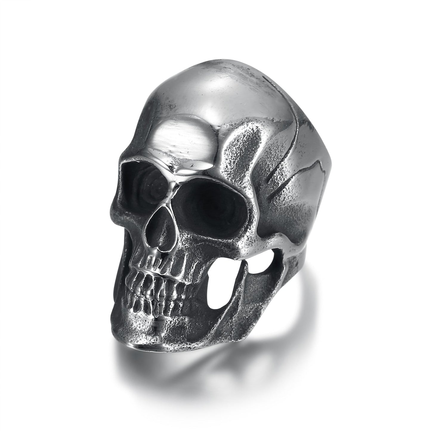 Bjorn Regalia Handcrafted Stainless Steel Skull Ring