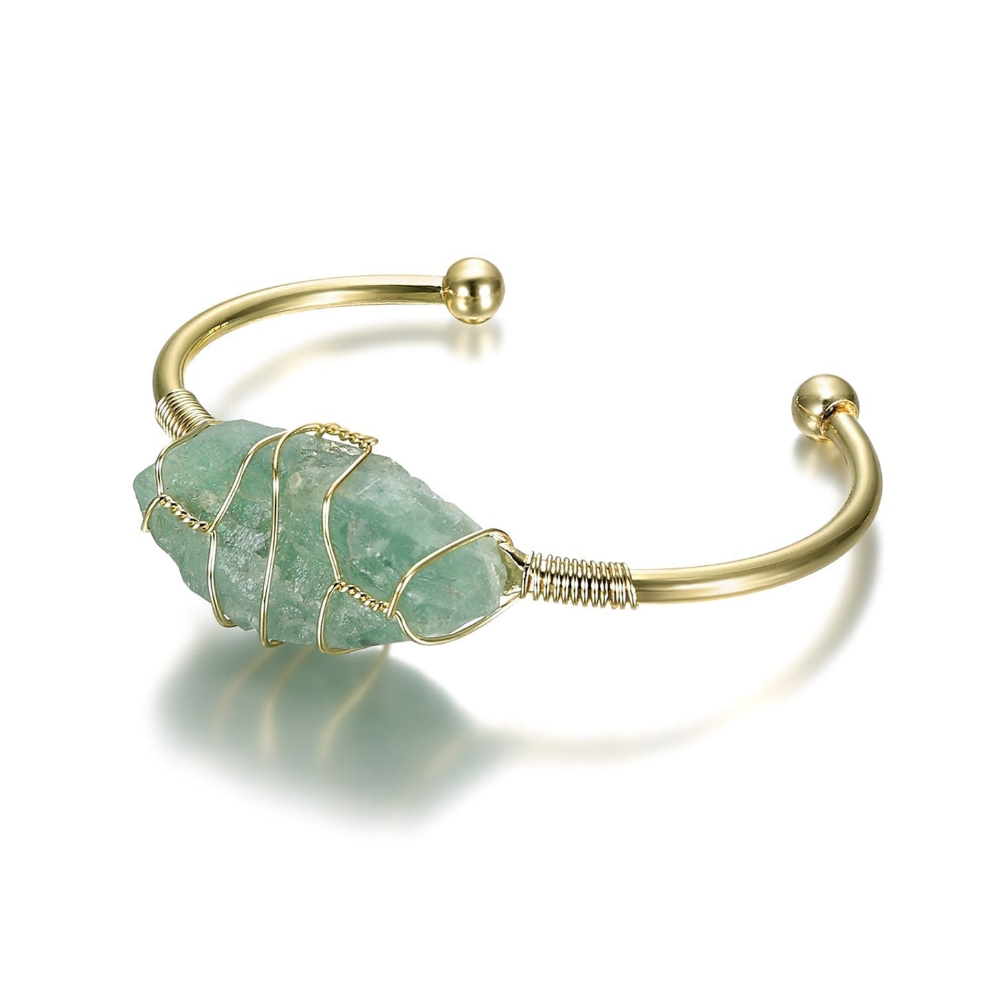 Bjorn Regalia Natural Gemstone Bangle